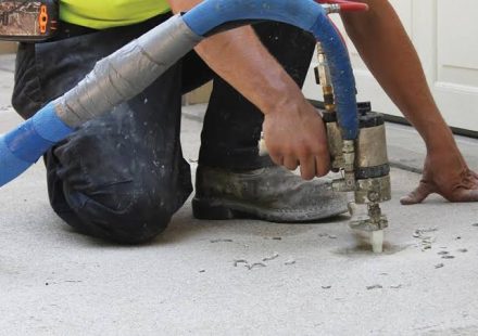 How Concrete Slab Leveling Works with Foam Injection or Mudjacking