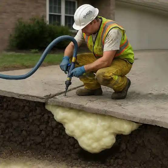 Polyurethane Foam Injection for Concrete Leveling How It Works