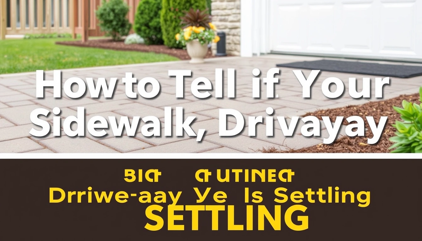 How to Tell If Your Sidewalk, Driveway, or Patio Is Settling How to Tell If Your Sidewalk, Driveway, or Patio Is Settling