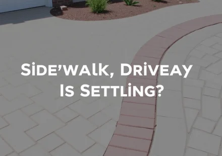 How to Tell If Your Sidewalk, Driveway, or Patio Is Settling