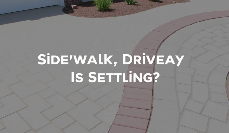 How to Tell If Your Sidewalk, Driveway, or Patio Is Settling