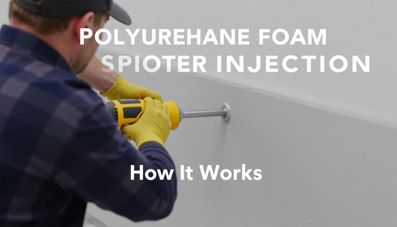 Polyurethane Foam Injection for Concrete Leveling: How It Works Polyurethane Foam Injection for Concrete Leveling: How It Works