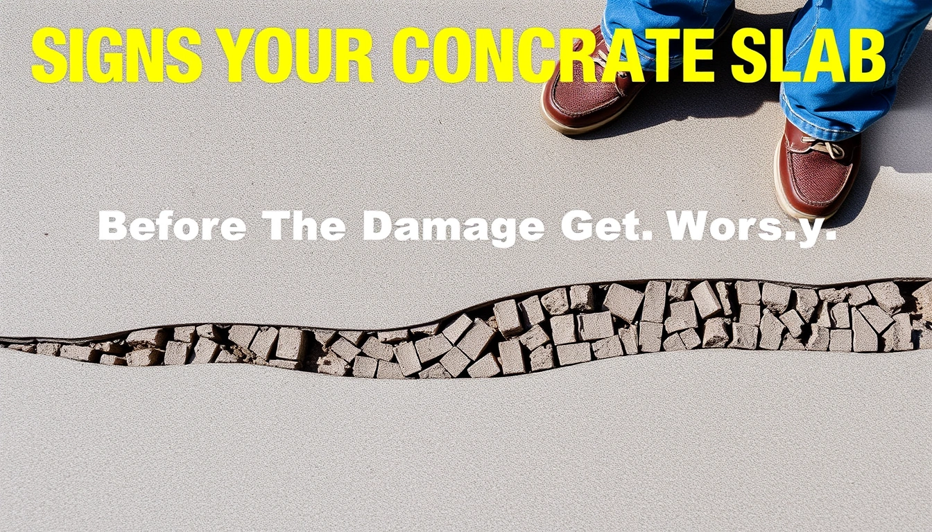 Signs Your Concrete Slab Needs Leveling Before the Damage Gets Worse