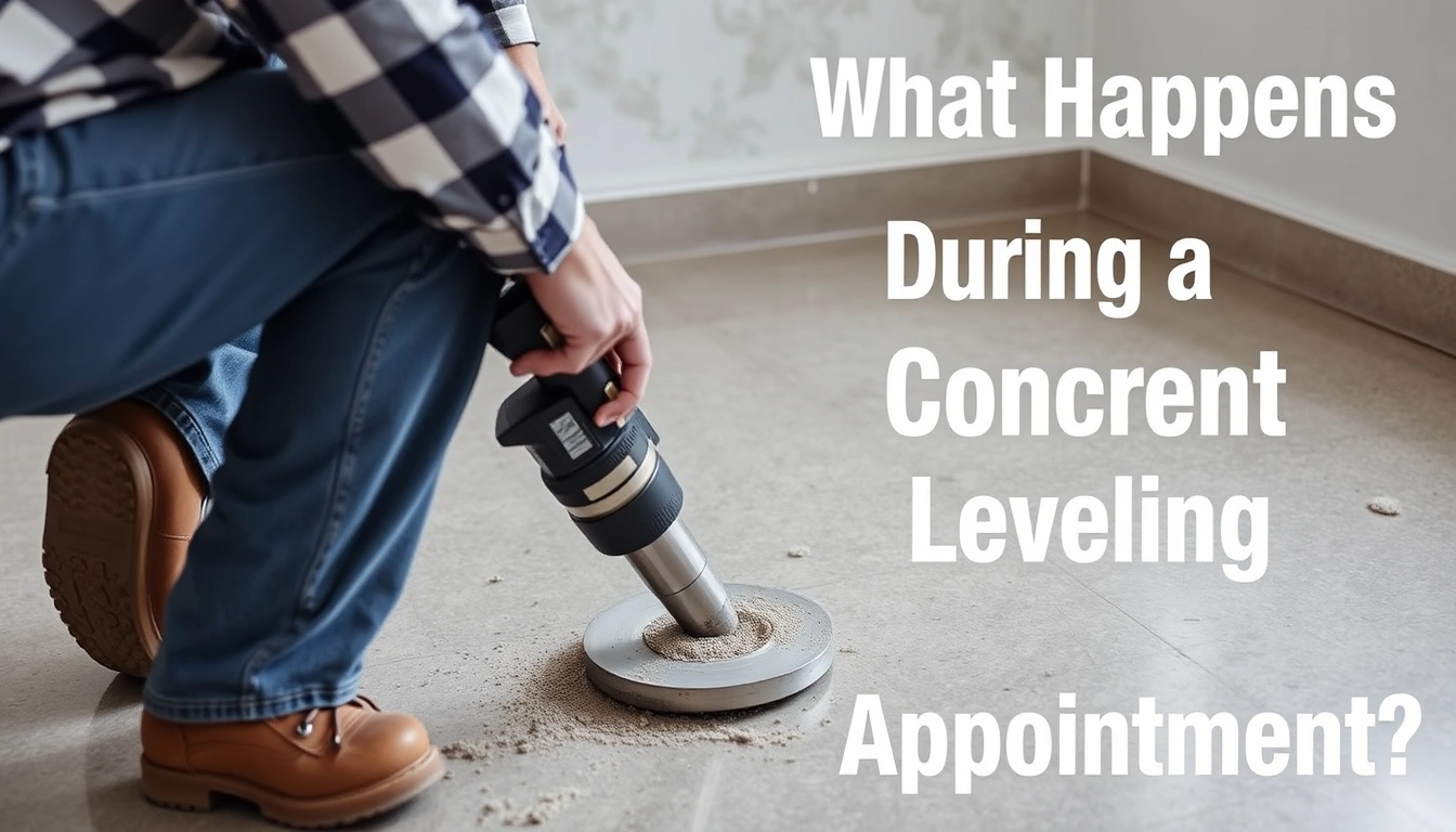 What Happens During a Concrete Leveling Service Appointment? What Happens During a Concrete Leveling Service Appointment?