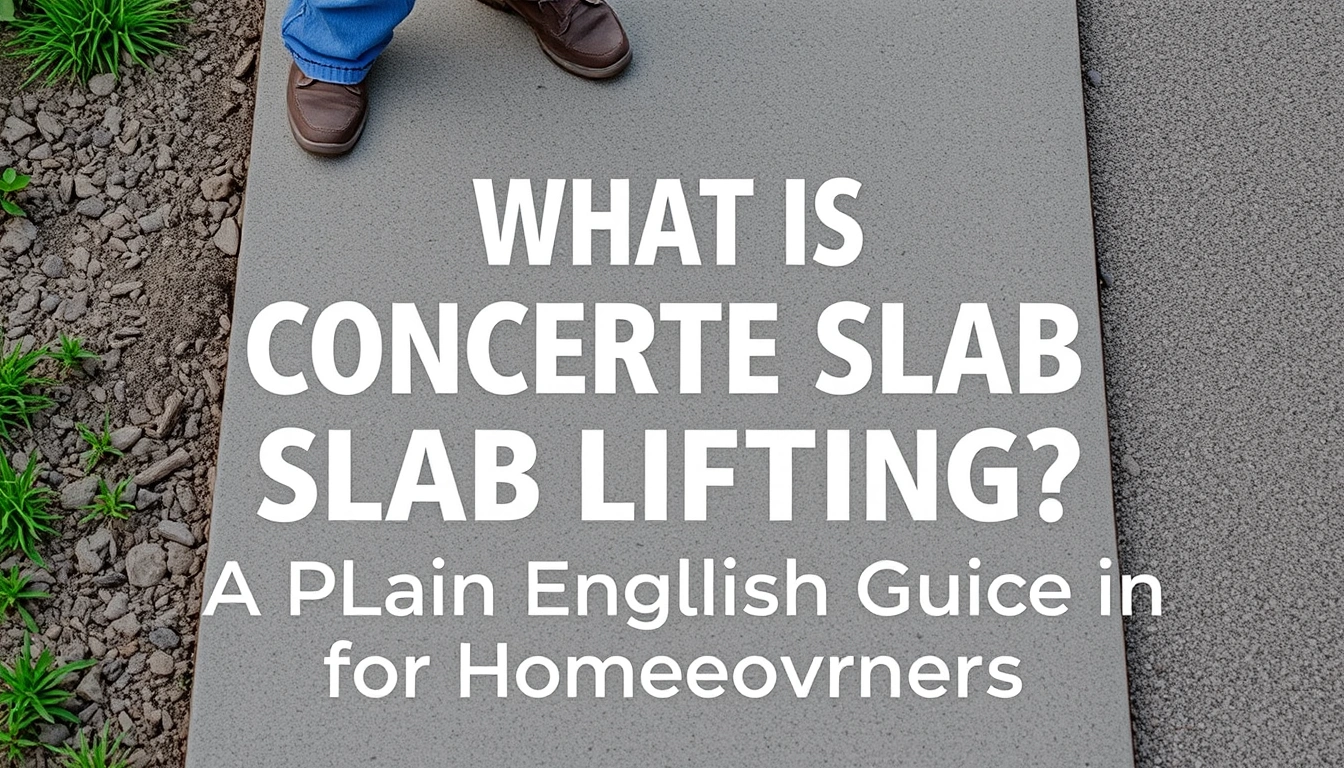 What Is Concrete Slab Lifting? A Plain-English Guide for Homeowners